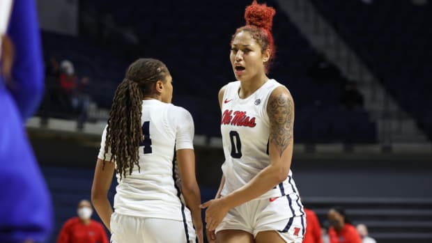 Ole Miss Women's Basketball vs McNeese State on November 30th, 2020 at The Pavilion in Oxford, MS.Photo by Joshua McCoy/Ole Miss Athletics